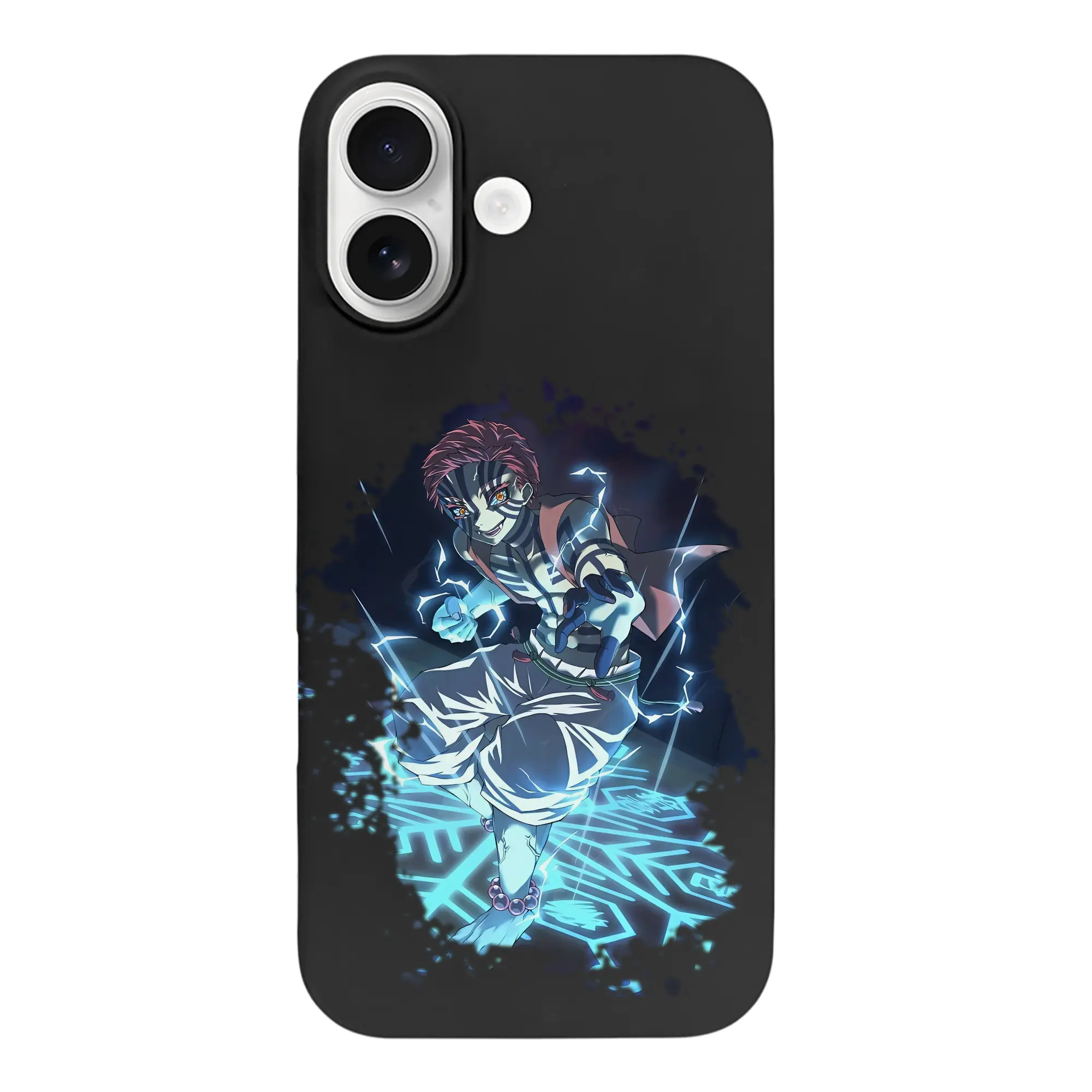 鬼滅の刃 グッズ,猗窩座 - iPhone 17 シリーズ シリコンケース 薄型 耐衝撃 指紋防止 ソフトタッチカバー 精密フィット 傷防止 保護ケース iPhone 17/17 Air/17 Pro/17 Pro Max 対応